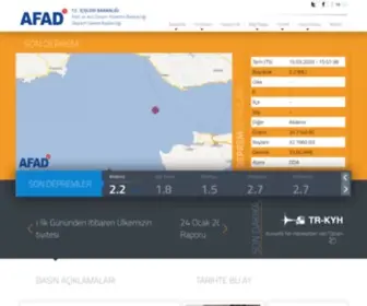 Deprem.gov.tr(Son Depremler) Screenshot