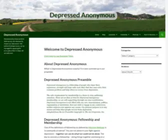 Depressedanon.com(Depressed Anonymous) Screenshot