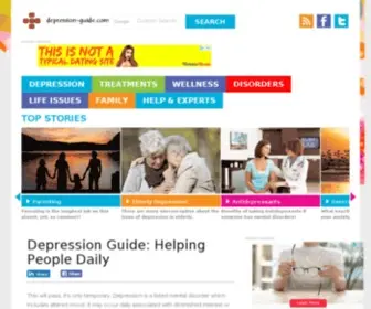 Depression-Guide.com(Depression Guide) Screenshot