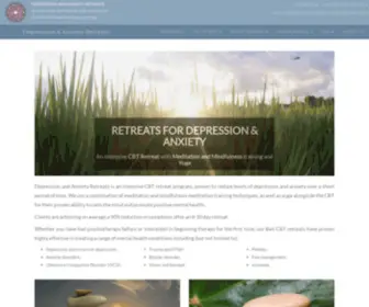 Depressionandanxietyretreats.com(Depression and Anxiety Retreats) Screenshot