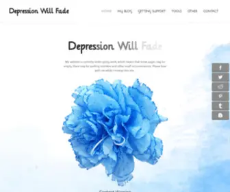 Depressionwillfade.com(Depression Will Fade) Screenshot