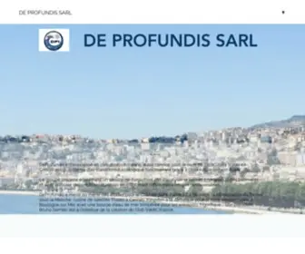 Deprofundis.com(De Profundis SARL) Screenshot