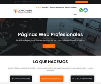 Deproyweb.com(Diseño de Páginas Web en Lima Perú) Screenshot