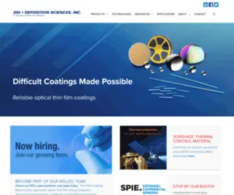 Depsci.com(Deposition Sciences) Screenshot