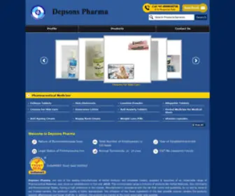 Depsonspharma.in(Depsons Pharma) Screenshot