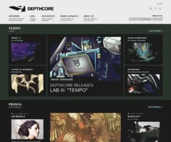Depthcore.com(Art) Screenshot