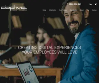 Deptive.co.nz(Creating digital workspaces with an awesome employee experience) Screenshot