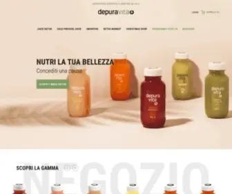 Depuravita.it(Depuravita® Nutri la Tua Bellezza) Screenshot