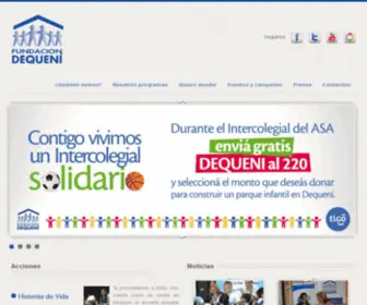 Dequeni.org.py(Fundación) Screenshot