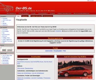 Der-B5.de(Hauptseite) Screenshot