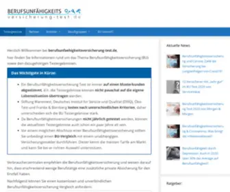 Der-BU-Vergleich.com(Berufsunfähigkeitsversicherung Tests) Screenshot