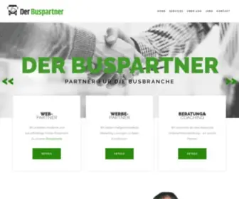 Der-Buspartner.de(Webagentur und Werbeagentur für Busunternehmen und Touristik) Screenshot