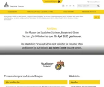 Der-Dresdner-Zwinger.de(Dresdner Zwinger) Screenshot