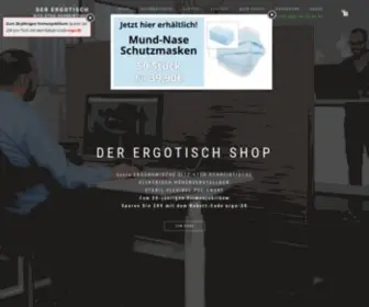 Der-Ergotisch.de(Exeta Schreibtische elektrisch höhenverstellbar) Screenshot