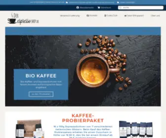 Der-Espressoshop.de(Endecke die ausgewählte Vielfalt von feinstem Kaffee) Screenshot