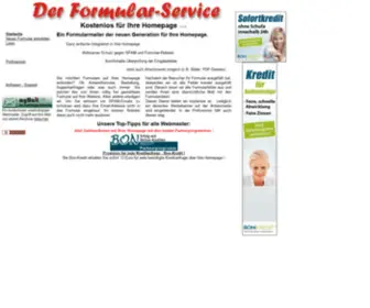 Der-Formular-Service.com(Der Formular) Screenshot