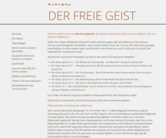 Der-Freie-Geist.de(DER FREIE GEIST) Screenshot