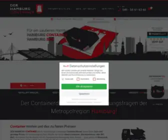 Der-Hamburg-Container.de(Containerdienst Hamburg) Screenshot