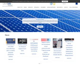 Der-Lab.net(European Distributed Energy Resources Laboratories (DERlab) e.V) Screenshot