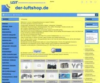Der-Luftshop.de(Lüftungsartikel) Screenshot