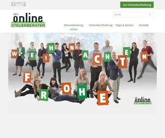 Der-Onlinesteuerberater.de(Steuerberater und Buchhaltung online) Screenshot
