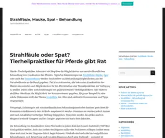 Der-Pferde-Tierheilpraktiker.de(Tierheilpraktiker für Pferde gibt Rat) Screenshot