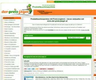 Der-Preis-Jaeger.at(Produktsuchmaschine, Preissuchmaschine, Preisvergleich) Screenshot