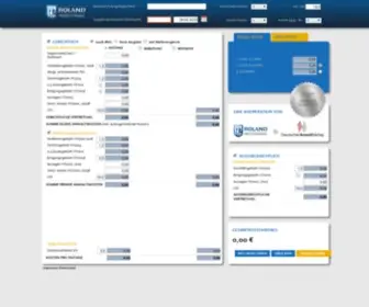 Der-Prozesskostenrechner.de(ROLAND Prozesskostenrechner) Screenshot