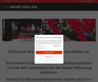 Der-Sport-Mueller.de(Der Sport Müller) Screenshot