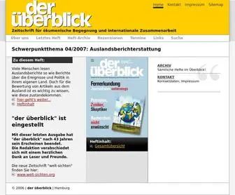 Der-Ueberblick.de(Der überblick) Screenshot