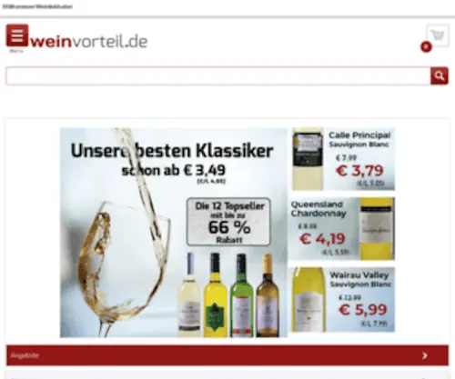 Der-Weinversand.de(Der Weinversand) Screenshot