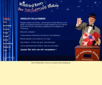 Der-Zaubernde-Diakon.de(Winfried Reers) Screenshot