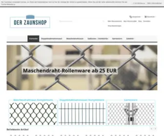 Der-Zaunshop.de(Zaunshop Startseite) Screenshot