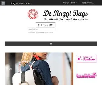 Deraggibags.gr(De Raggi Bags) Screenshot