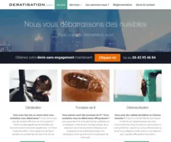 Deratisation.com(Dératisation) Screenshot