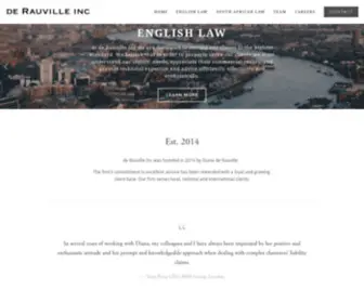 Derauville.com(De Rauville Inc) Screenshot