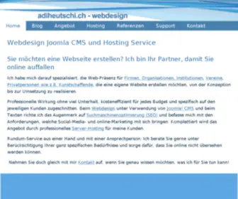 Derbaer.ch(Webagentur, Webdesign und Webseiten erstellen mit Joomla) Screenshot