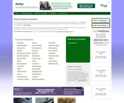 Derby-Business.co.uk(Derby Business Directory) Screenshot