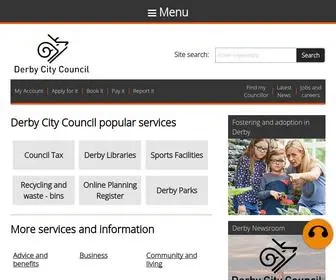 Derby.gov.uk(Derby City Council) Screenshot