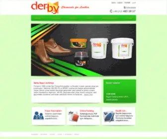 Derbyboya.com(Kimyasal Deri Malzemeleri) Screenshot