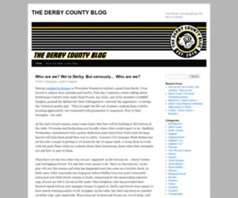 Derbycountyblog.com(Derby County Blog) Screenshot