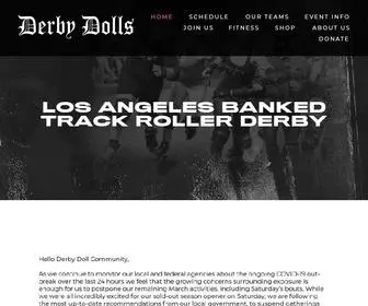 Derbydolls.com(Derby Dolls) Screenshot