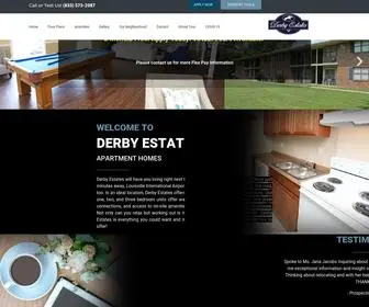 Derbyestatesapartments.com(Derby Estates) Screenshot