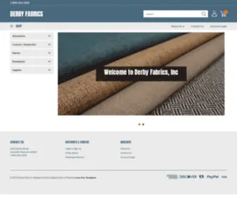 Derbyfabrics.com(Derby Fabrics) Screenshot
