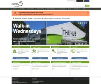 Derbyhomes.org(Derby Homes) Screenshot