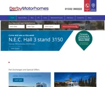 Derbymotorhomes.com(Auto-Sleeper Centre of Excellence) Screenshot