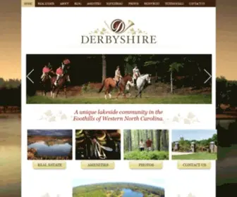 Derbyshirenc.com(Gated Community in North Carolina) Screenshot