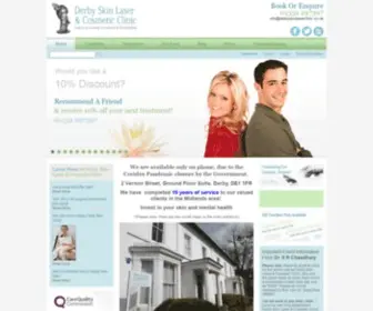 Derbyskinlaserclinic.co.uk(Derby Skin Laser & Cosmetic Clinic) Screenshot