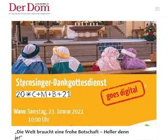 Derdom.de(Kirchliches Magazin im Erzbistum Paderborn) Screenshot