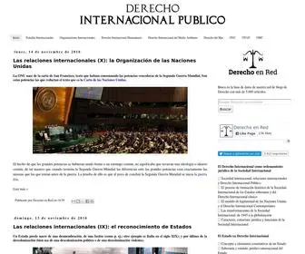 Derecho-Internacional-Publico.com(Derecho) Screenshot